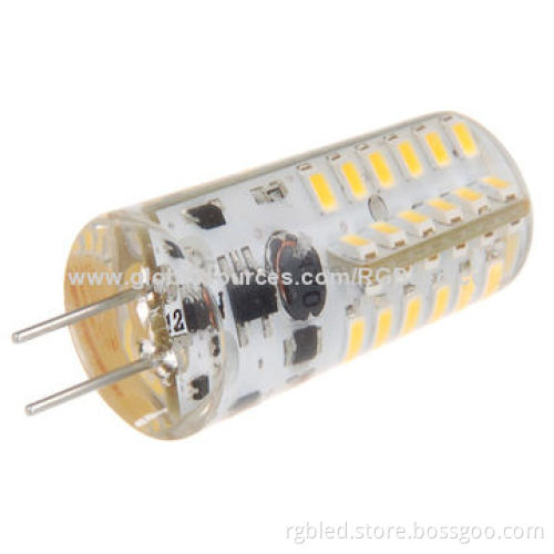 G4 3W 64-piece 3014SMD 300-350lm Resin LED Corn Bulb